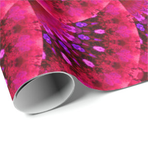 Pomegranate Fans Wrapping Paper