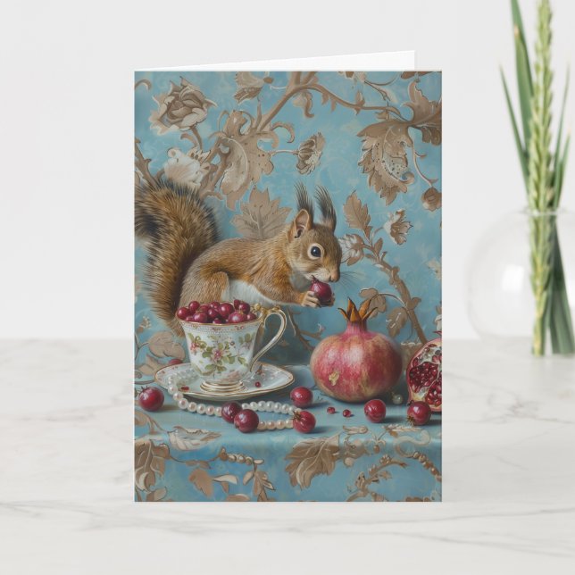Pomegranate - Folded Greeting Card (Front)