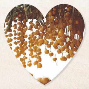 Pomegranate Fruit  Paper Coaster