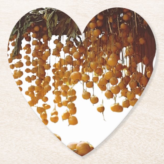 Pomegranate Fruit  Paper Coaster (Front)