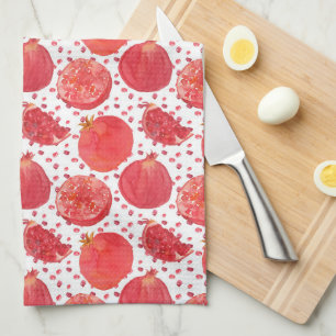 Pomegranate Fruit Tea Towel
