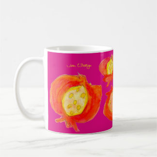 Pomegranate Joy on Magenta, Mug
