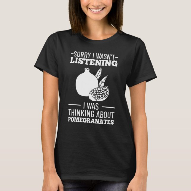Pomegranate Juice Tree Seeds Fruit Flower Plant 3 T-Shirt (Front)