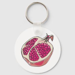 pomegranate key ring