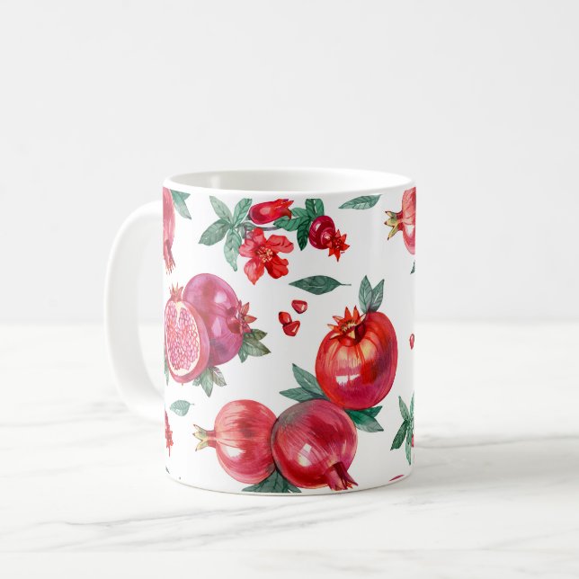 Pomegranate Mug (Front Left)