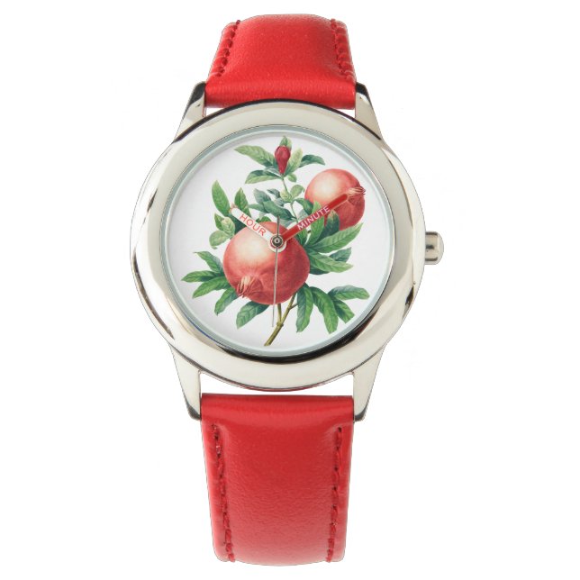Pomegranate pattern watch (Front)