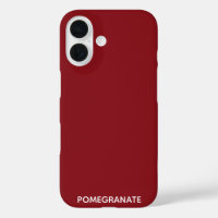 Pomegranate red colour name