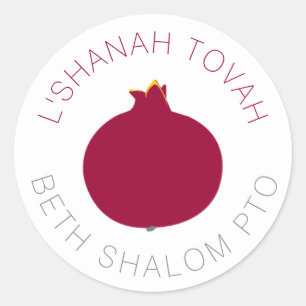 Pomegranate Red Custom Stickers