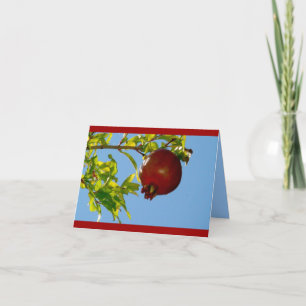 Pomegranate Rosh Hashanah Card