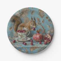 Pomegranate - Round Paper Plates