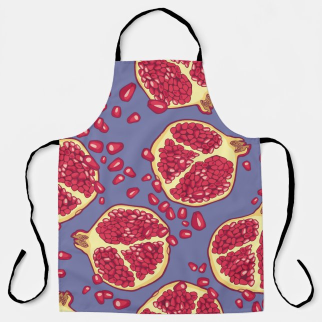 Pomegranate seamless pattern. apron (Front)