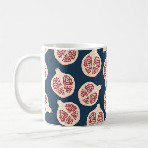 Pomegranate seamless pattern,background with pomeg coffee mug