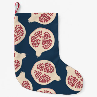 Pomegranate seamless pattern,background with pomeg small christmas stocking