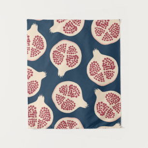 Pomegranate seamless pattern,background with pomeg tapestry