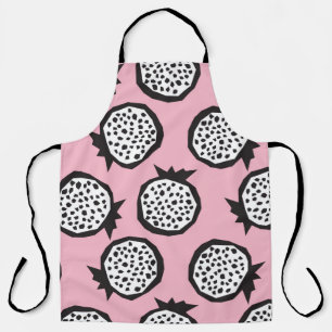 Pomegranate seamless pattern in modern abstract st apron