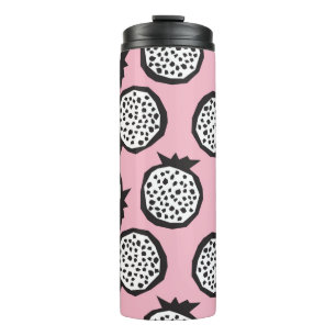 Pomegranate seamless pattern in modern abstract st thermal tumbler