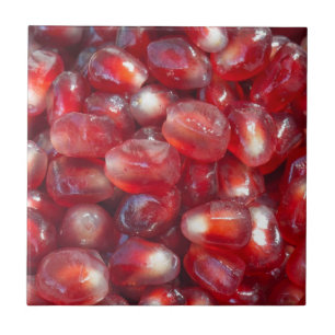 Pomegranate seeds ceramic tile