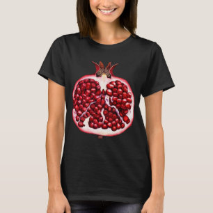 Pomegranate Slice Fruit Halloween Costume Cute Veg T-Shirt