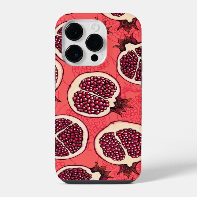 Pomegranate slices 2 iPhone case (Back)