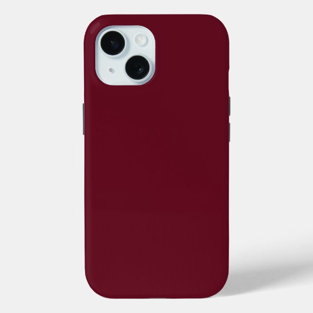 Pomegranate Solid Colour Case-Mate iPhone Case (Back)