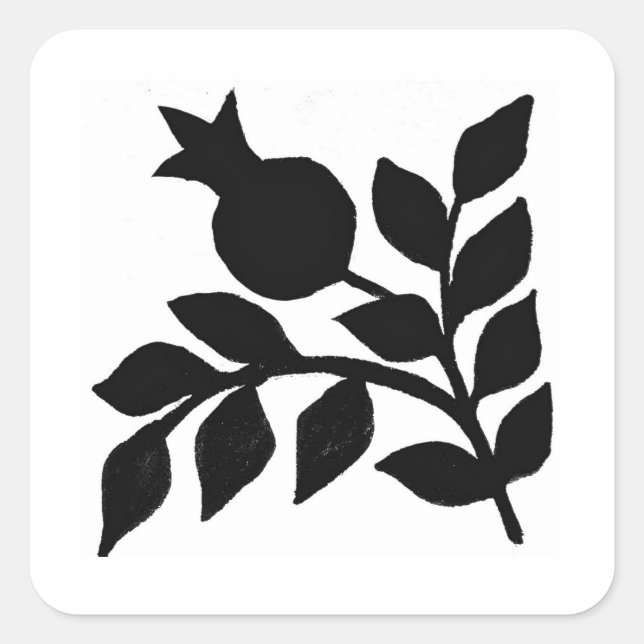 Pomegranate Sticker (Front)