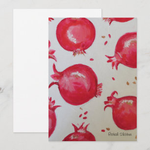 Pomegranate Thank You Card