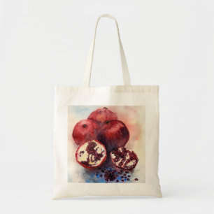 pomegranate tote bag