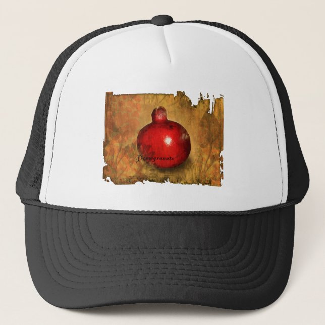 Pomegranate Trucker Hat (Front)