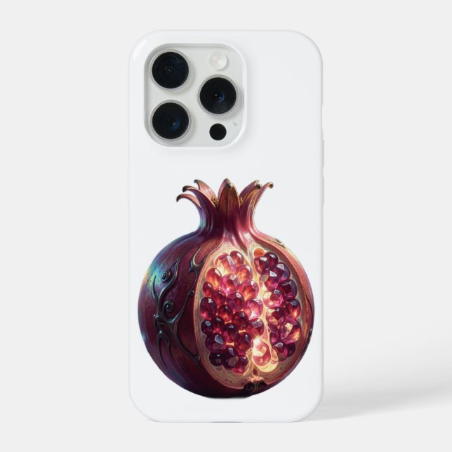 Pomegranate – Valuable Fruit for Health iPhone Case (Back)