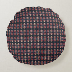 Pomegranate - Valuable Fruit for Health Round Cushion