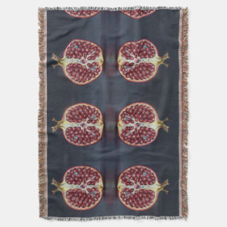 Pomegranate – Valuable Fruit for Health Throw Blanket