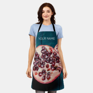 Pomegranate Vegan Fruit Gourmet Foodie Souvenir Apron