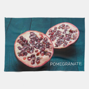 Pomegranate Vegan Fruit Gourmet Foodie Souvenir Tea Towel