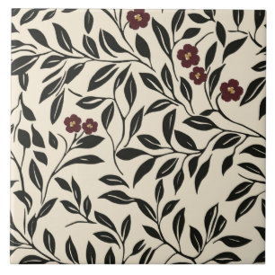 Pomegranate Vine Ceramic Tile