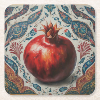 Pomegranate Yalda coaster