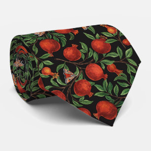 Pomegranates and Bella Moths Tie
