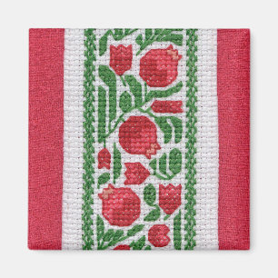 Pomegranates and Silk Magnet