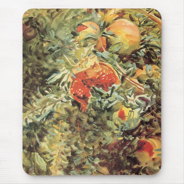 Pomegranates II by John Singer Sargent Mouse Pad (Front)