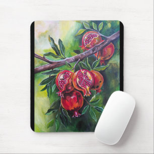 Pomegranates of the Autumn Harvest by Alfred Fox Mouse Pad