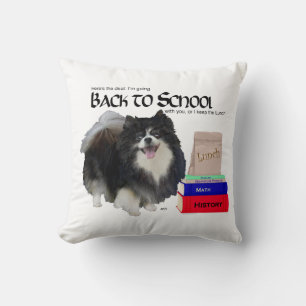 Pomeranian Back to School Pillow