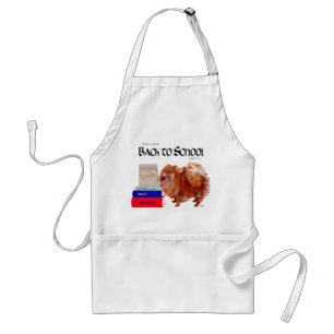 Pomeranian Back to School Standard Apron