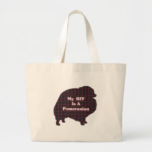 Pomeranian BFF Gifts Large Tote Bag