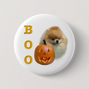 Pomeranian Boo 6 Cm Round Badge