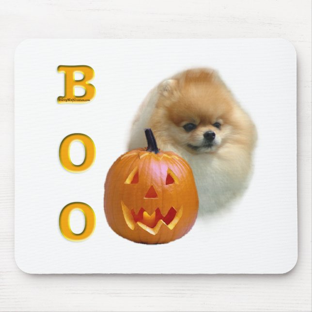 Pomeranian Boo Mouse Pad (Front)