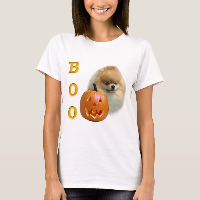 Pomeranian Boo T-Shirt (Front)