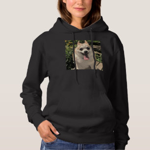 Pomeranian Chihuahua Pomsky Big Smile Puppy Hoodie
