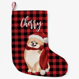 Pomeranian Christmas Stocking