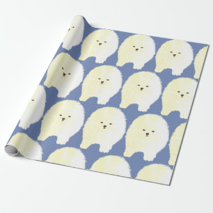 Pomeranian, Cute Flufft Dog Wrapping Paper