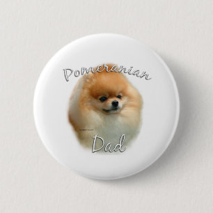 Pomeranian Dad 2 6 Cm Round Badge