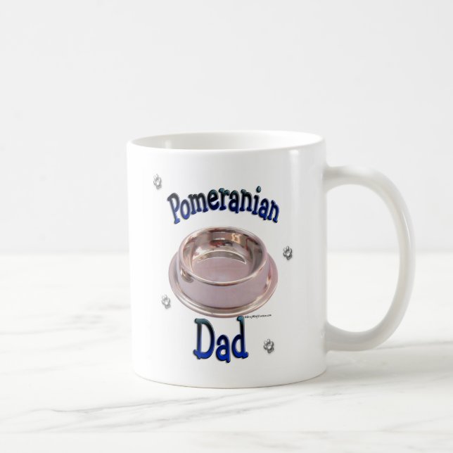 Pomeranian Dad Coffee Mug (Right)
